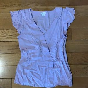 J. Crew Faux Wrap Top